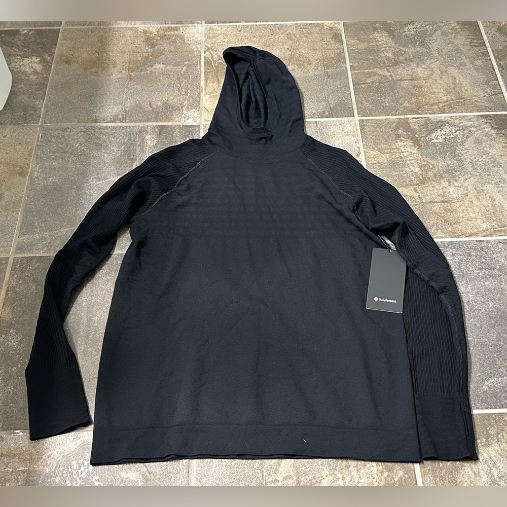 NWT Lululemon Keep the Heat Thermal Hoodie Black / Black